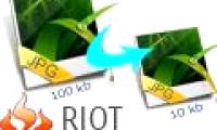 Reduce image size using Radical Image Optimize Tool (RIOT)