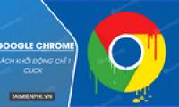 Restart Chrome with a single, quick click.