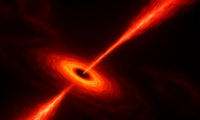 Scientists witness the 'resurrection' of a monstrous black hole after 100 million years.