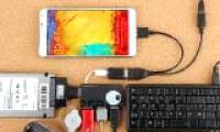 Steps to connect a USB device to an Android phone via OTG port