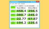 Test SSD, HDD hard drive speed with CrystalDiskMark software