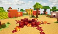 The best hiding spots on the Minecraft map in Meccha Chameleon