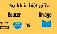 The difference between a Bridge and a Router