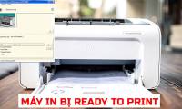 The printer is ready to print, fix it in a flash