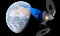 The process of transmitting solar electricity from space to Earth