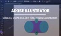 The Shape Builder tool in Illustrator