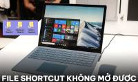 The shortcut file cannot be opened, what should you do?