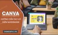 The simplest way to create and add a watermark in Canva.