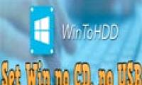 The simplest way to install Windows using WinToHDD without a disk or USB