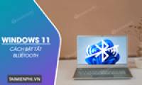 The simplest way to turn Bluetooth on and off on Windows 11