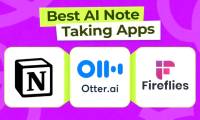Top best AI note-taking apps for studying and working.