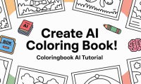 Transform any text and image into a coloring page.