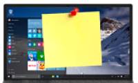 Instructions for using Vov sticky note on Windows 10
