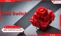 What is a red switch? Characteristics and actual typing feel for beginners.