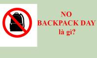 What is No backpack day? What is Anti backpack day?