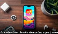 What is the iPhone invalid configuration switch control?