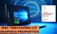 What to do when your computer doesn't have Graphics Properties?
