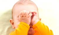 Why do babies rub their eyes?