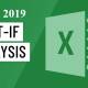 Excel 2019 (Part 28): What-if Analysis