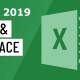 Excel 2019 (Part 9): The Find & Replace Feature