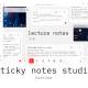 Experience Sticky Notes Studio creating a note-taking space on Windows