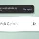 Fix the 'Something went wrong 1076' error on Gemini.