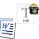 How to add fonts to Word in Windows computer