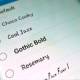 How to adjust font size and style on a Samsung phone.