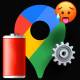 How to adjust Google Maps settings to save battery power.