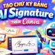 How to create a signature using AI Signature on Canva