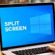 How to easily split the screen on a Windows or Macbook computer.