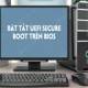 How to enable or disable UEFI Secure Boot in BIOS