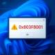 How to fix error 0x803F8001 on Windows 11: detailed step-by-step instructions.