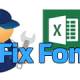 How to fix font errors in Excel when typing Vietnamese