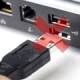 How to fix the problem of a laptop not recognizing a USB device when plugged in.
