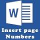 How to number pages starting from any page in Word