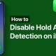 How to turn off Hold Assist notification on iPhone
