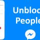 How to unblock Messenger on phone, computer