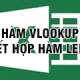 How to use the Vlookup function in combination with the Left function.