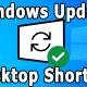 Instructions for creating Windows Update shortcuts