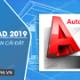 Instructions for installing AutoCAD 2019 on a computer.