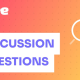 Instructions on creating discussion questions for English lessons on Twitter