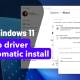 Instructions to block automatic driver installation on Windows 11