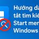 Instructions to turn off web search Start menu Windows 11
