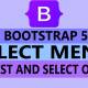 Lesson 32: Selection Menus in Bootstrap 5