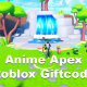 Latest Roblox Apex Anime Codes