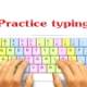Practice typing with 10 fingers, effective 10-finger typing practice software.