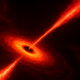 Scientists witness the 'resurrection' of a monstrous black hole after 100 million years.
