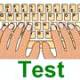 Test your typing speed, practice 10-finger typing easily.