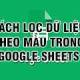 The quickest way to filter data by color in Google Sheets.